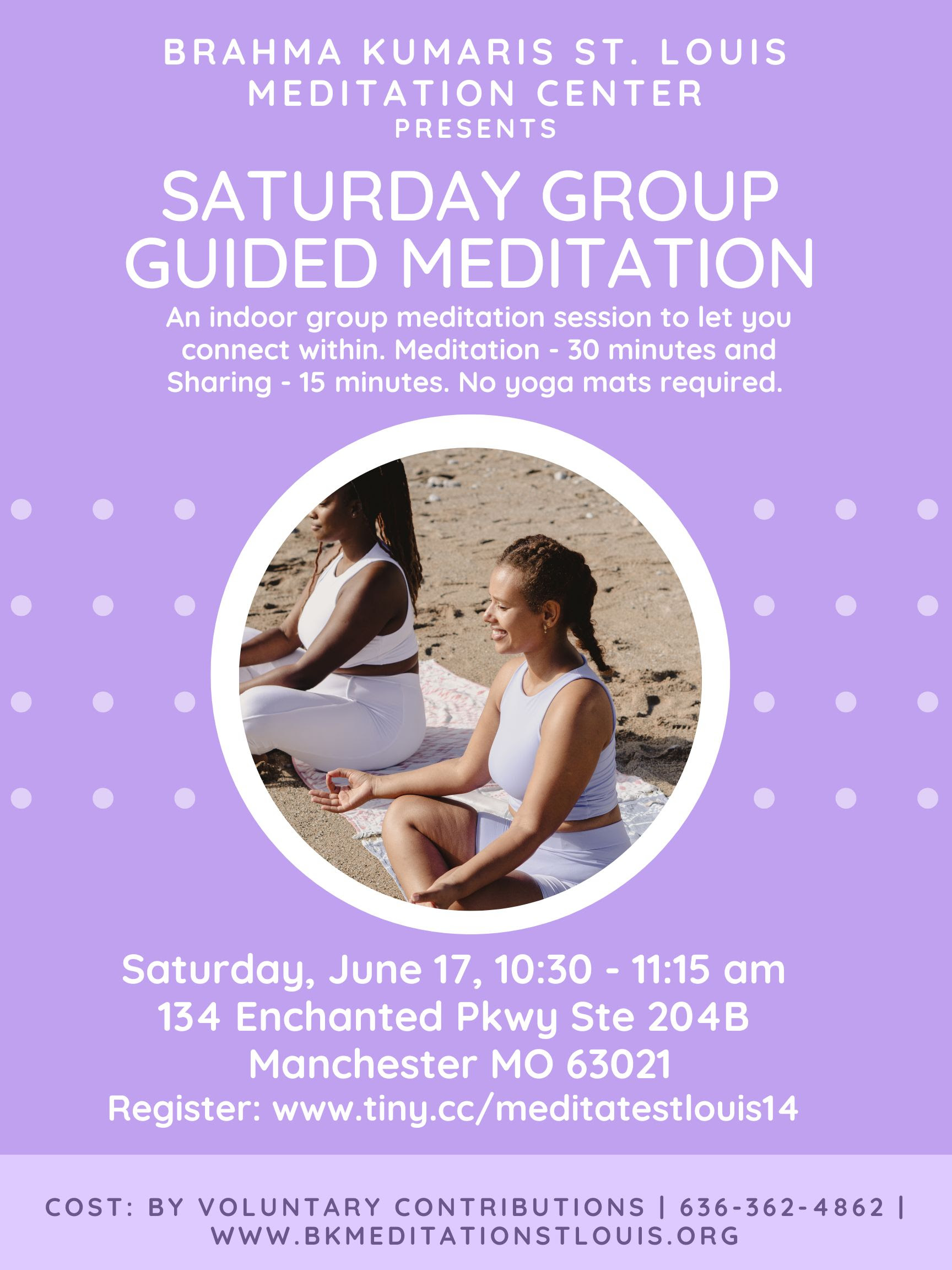 Saturday Group Guided Meditation